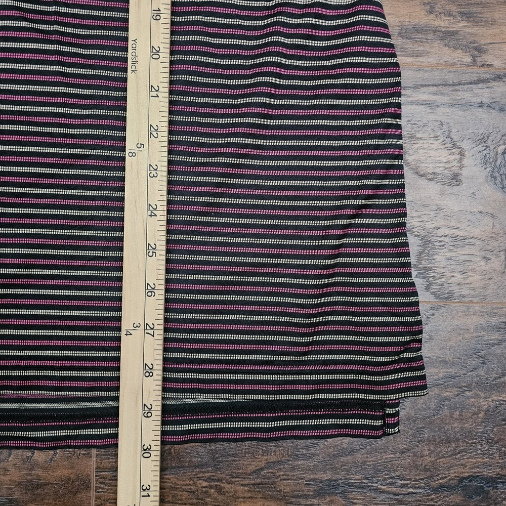 Vintage Peter Millar Mens Large Black Pink Striped Polo Golf Shirt Dad Y2k - Picture 4 of 8